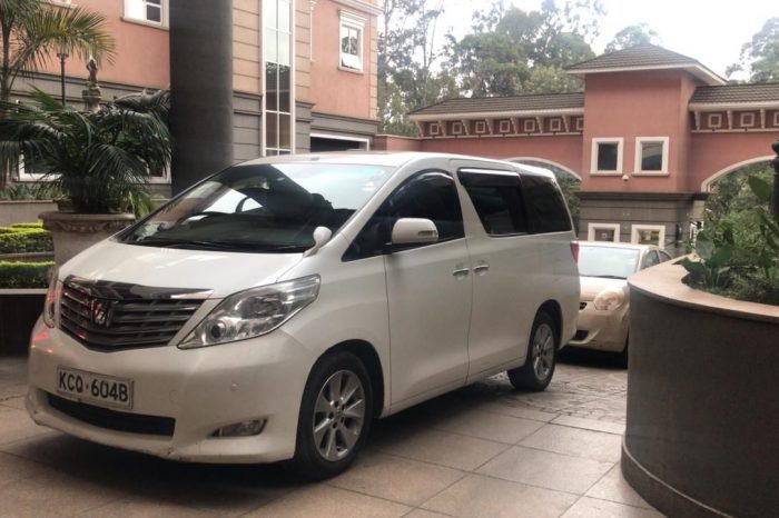 Kenya luxury Transport hire Alphard Car hire