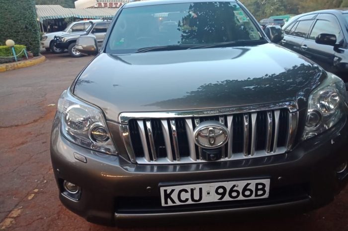 Toyota Prado VX J150 car hire Nairobi